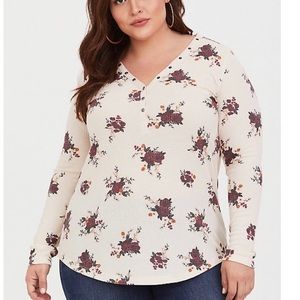 Torrid Long Sleeve Henley